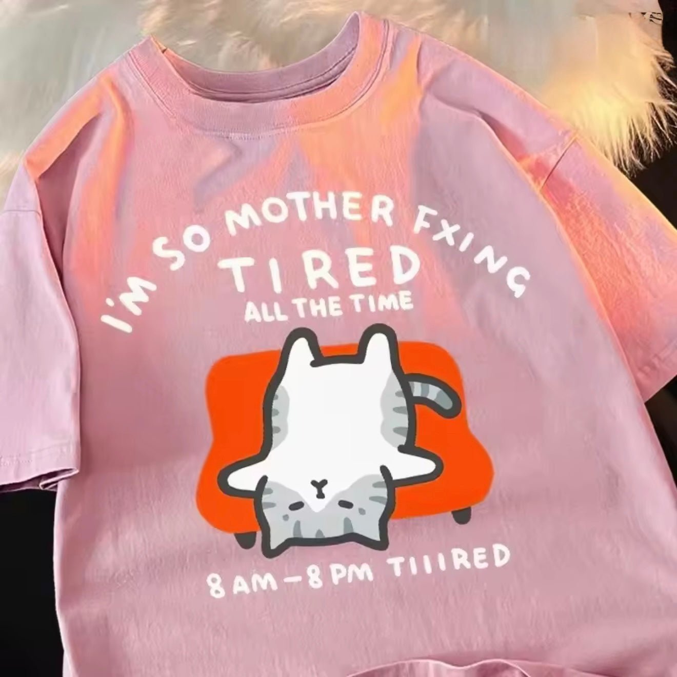 Purrfectly Tired Tee - Always Whiskered