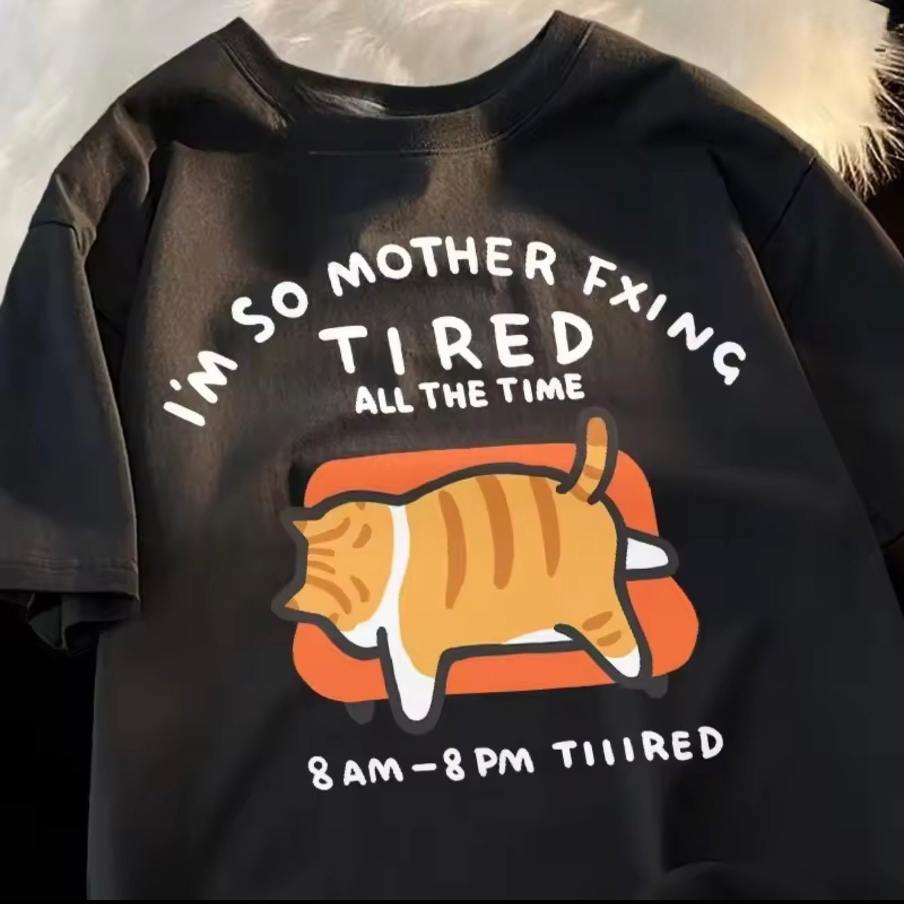 Purrfectly Tired Tee - Always Whiskered
