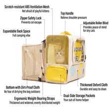 Retro Game Pet Backpack - Always Whiskered
