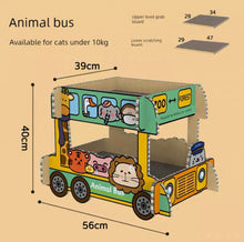 Safari & School Bus Scratcher Bed - Always Whiskered