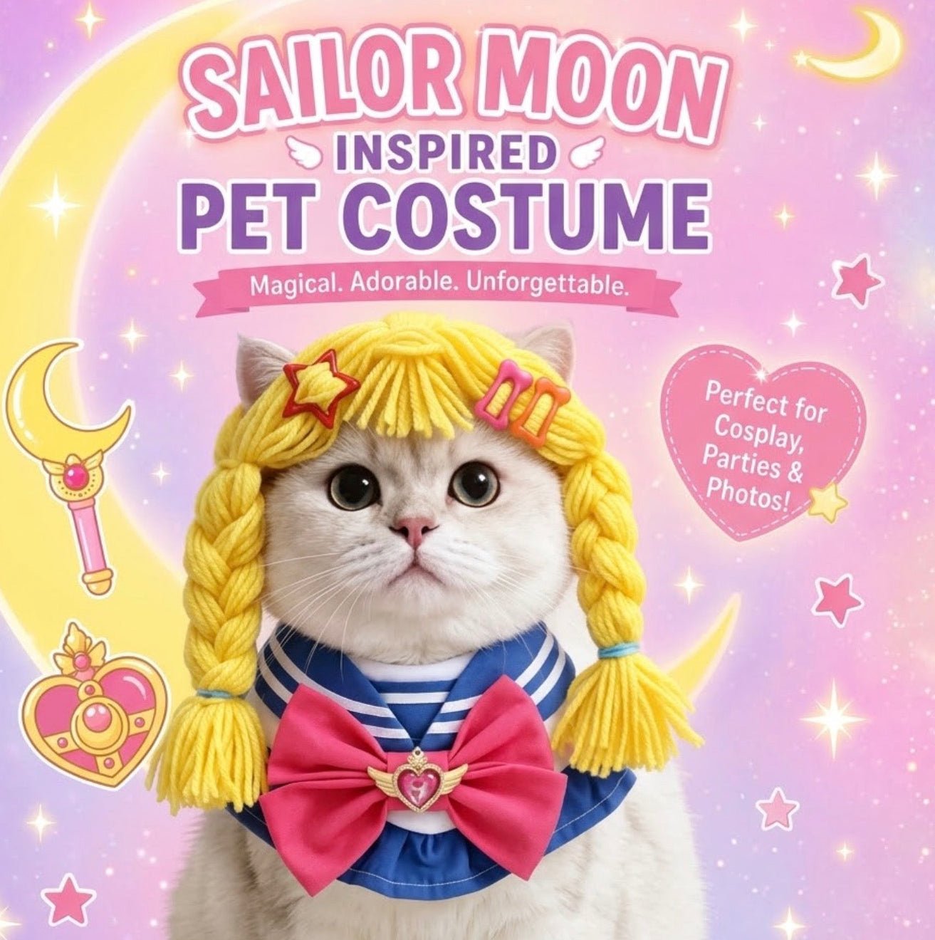 Sailor Scout Pet Cosplay - Always Whiskered