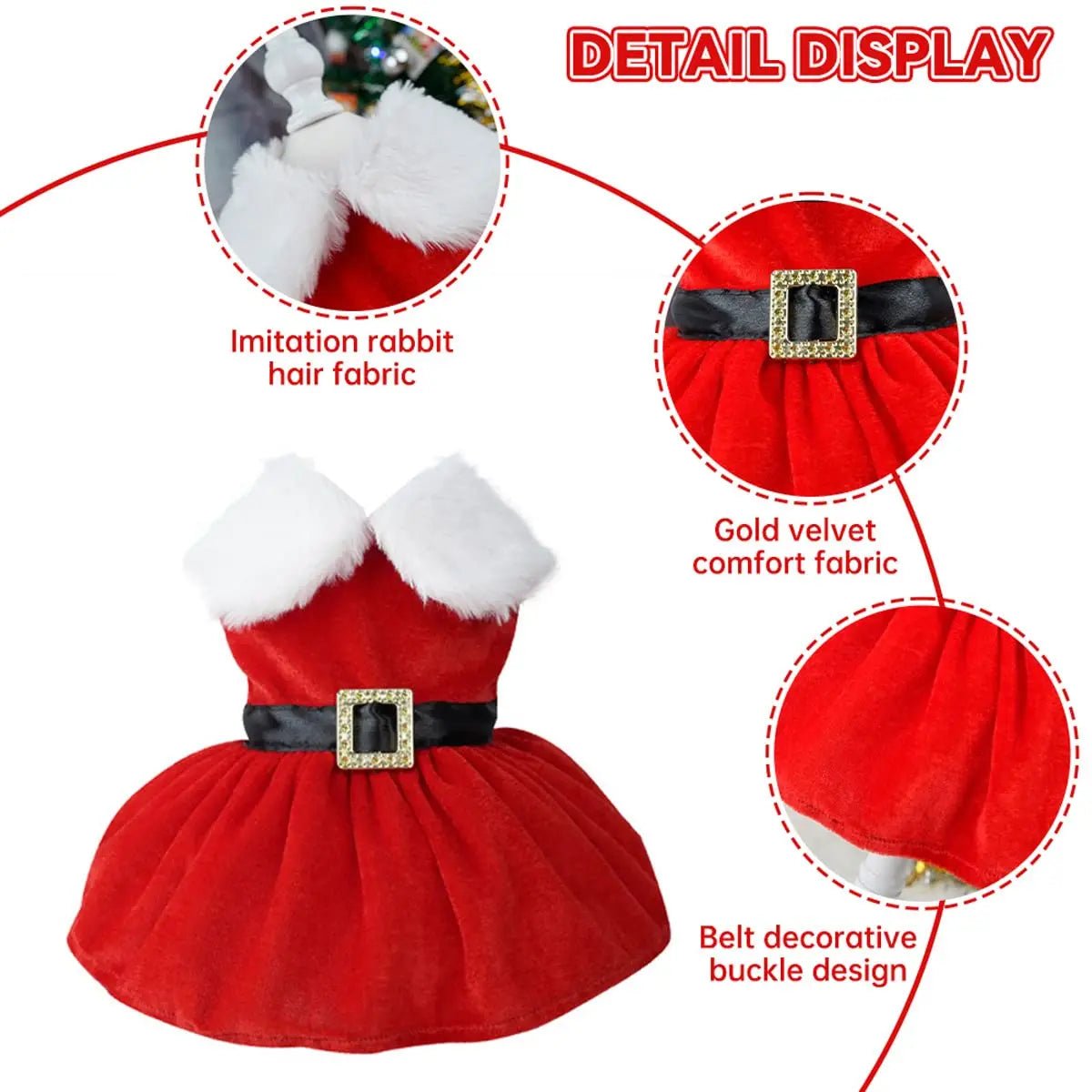 Santarina Pet Dress - Always Whiskered