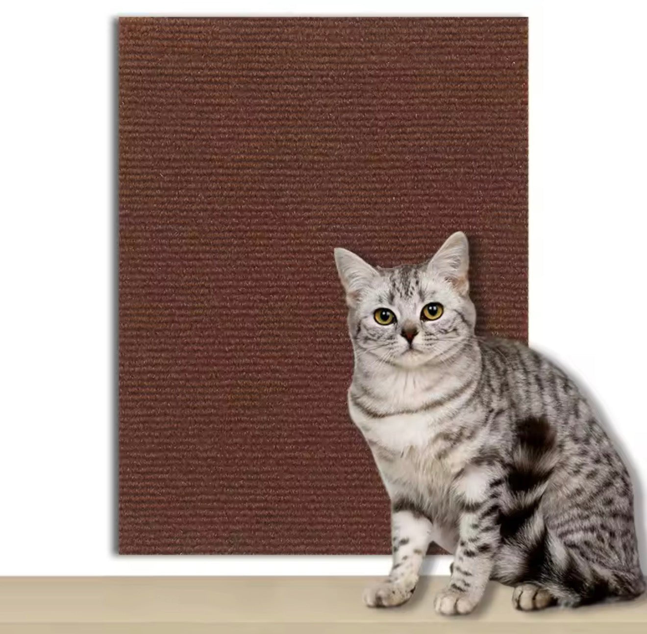 Self - Adhesive Cat Scratcher Mat - Always Whiskered