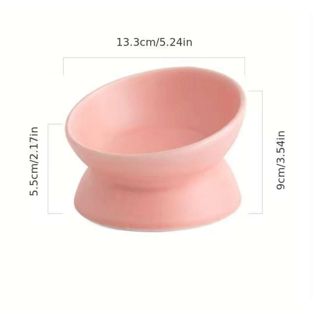 Slanted Pet Bowl - Always Whiskered