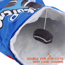 Snack Attack Cat Tunnel Bed - Always Whiskered