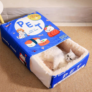 Snack Box Pet Bed - Always Whiskered