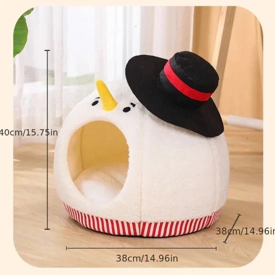 SnowyMan Pet Bed - Always Whiskered