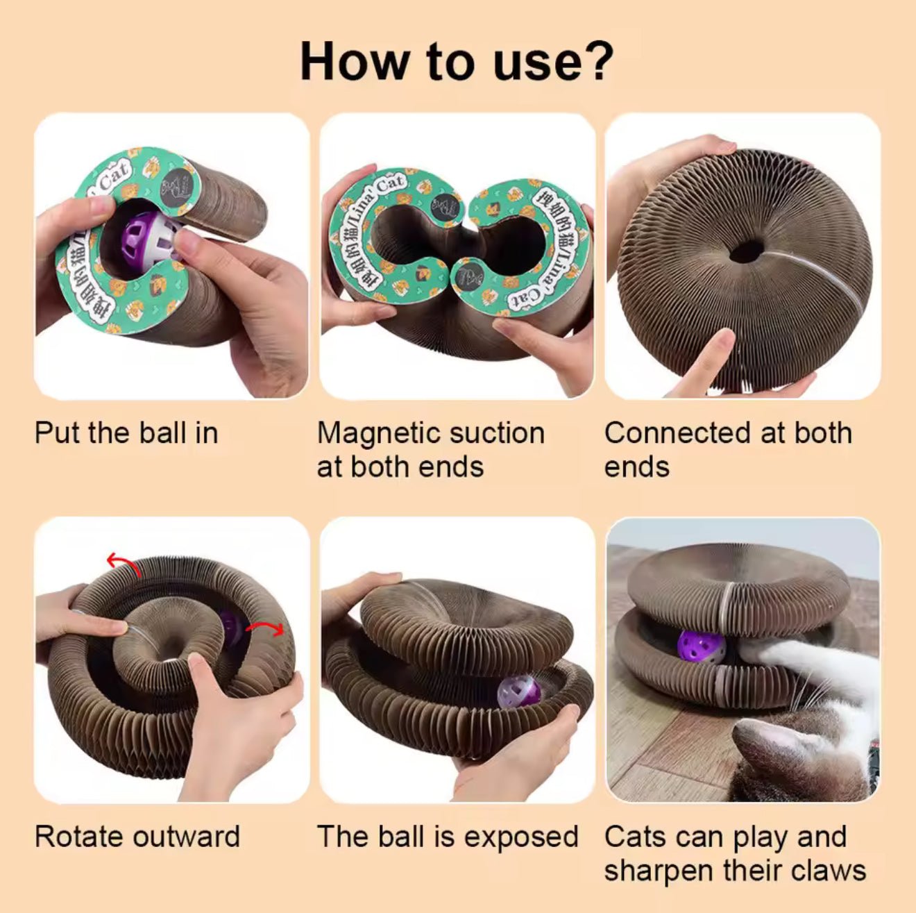 Stretch - It Magic Cardboard Toy - Always Whiskered