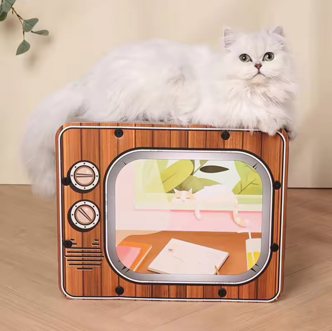 Supawstar TV Scratcher - Always Whiskered