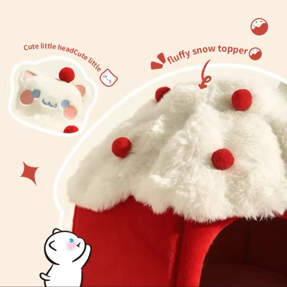 Sweet Cake Pet Bed - Always Whiskered