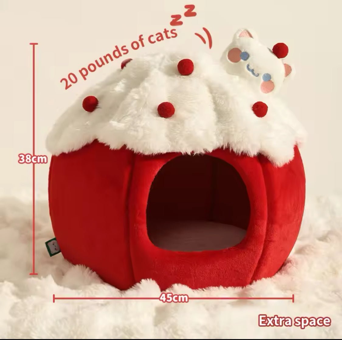 Sweet Cake Pet Bed - Always Whiskered