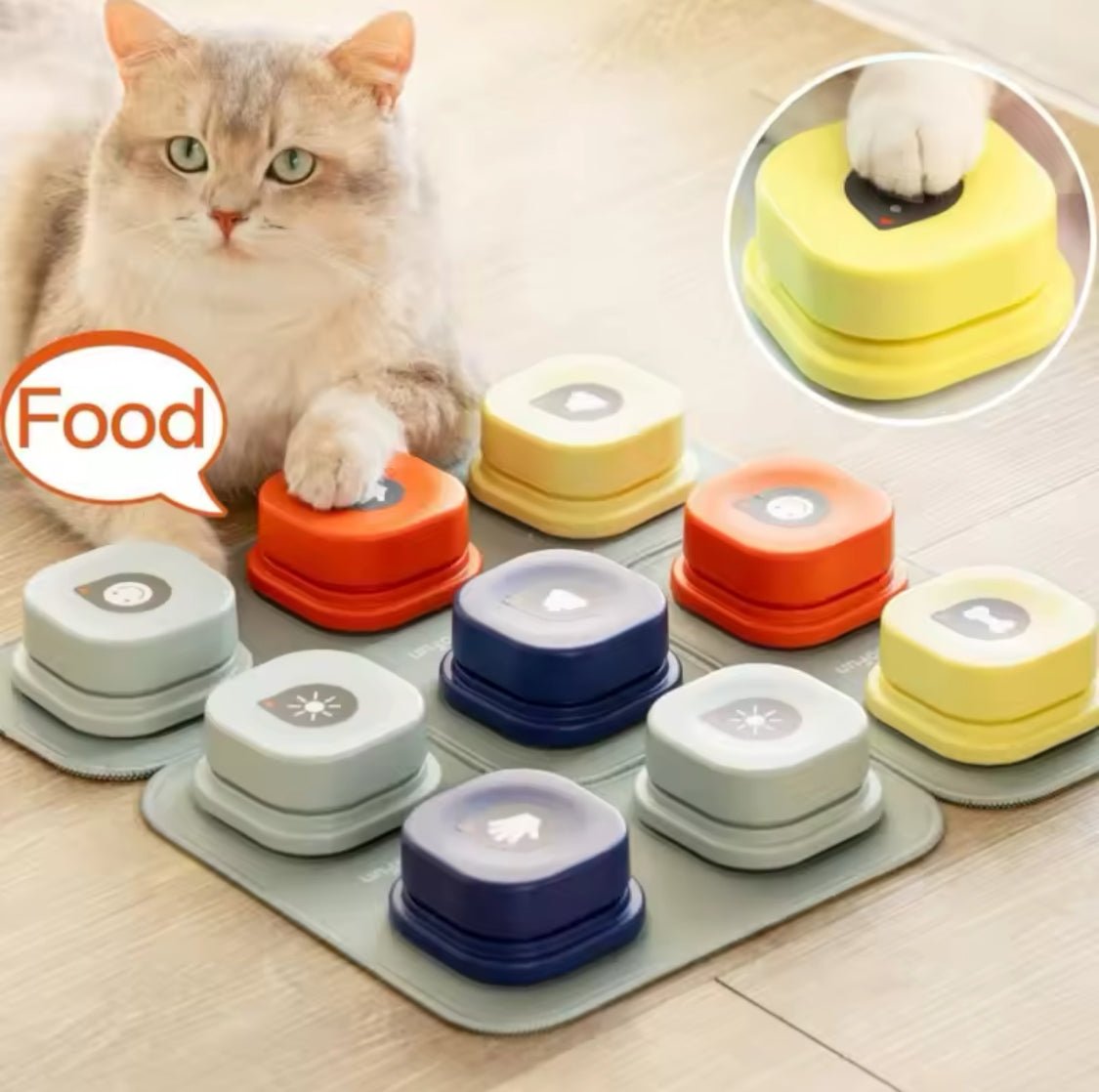 Recordable Pet Training Buttons - Always Whiskered