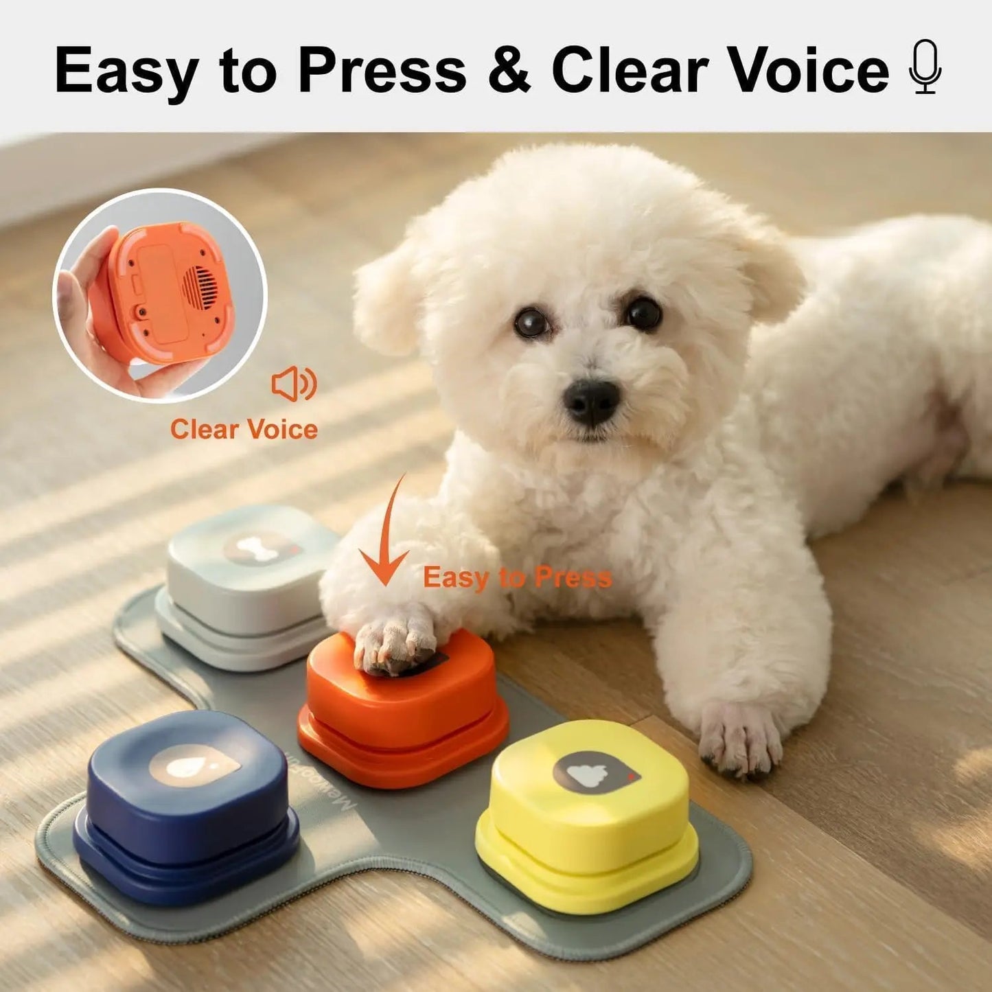 Recordable Pet Training Buttons - Always Whiskered