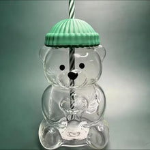 Teddy Bear Glass Cup - Always Whiskered