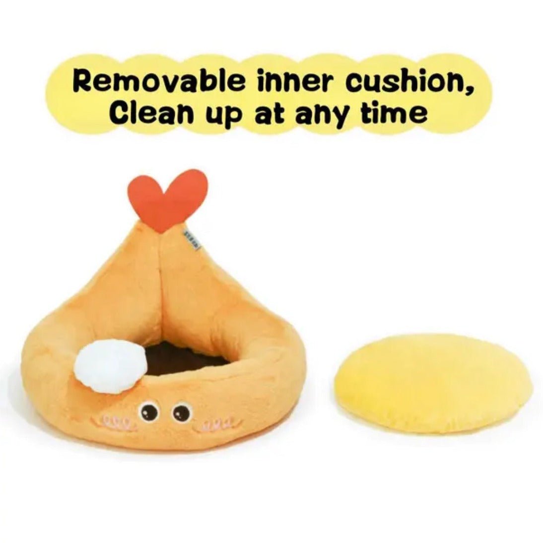 Tempura Shrimpy Pet Bed - Always Whiskered