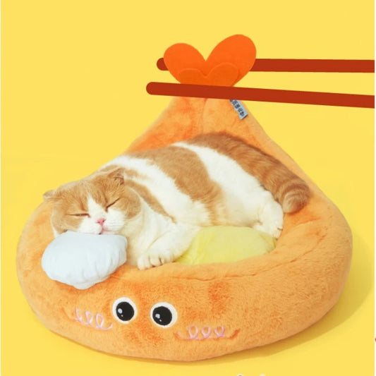 Tempura Shrimpy Pet Bed - Always Whiskered
