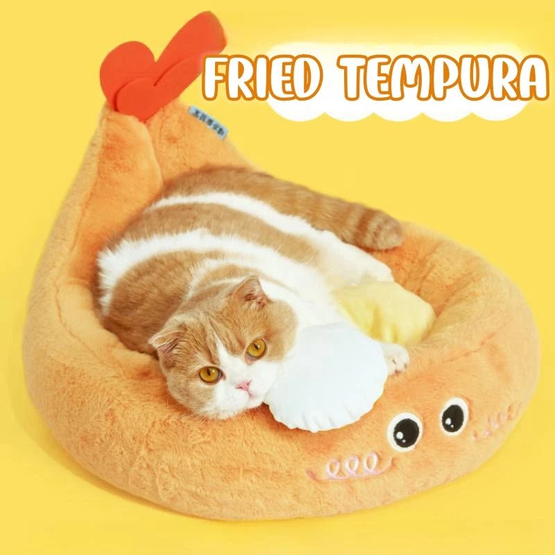 Tempura Shrimpy Pet Bed - Always Whiskered