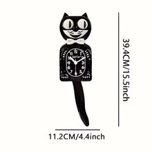 Vintage Tuxedo Cat Clock - Always Whiskered