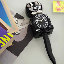 Vintage Tuxedo Cat Clock - Always Whiskered
