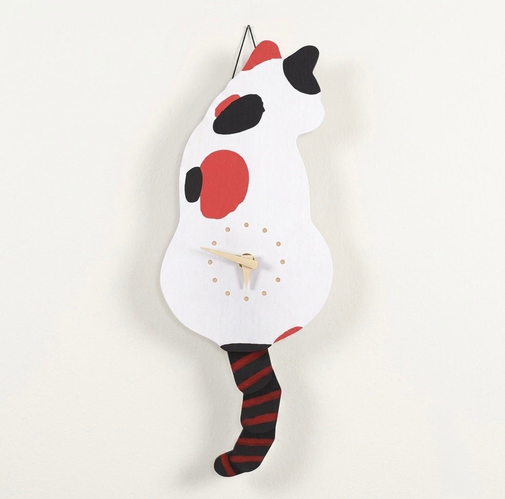 Wag That Tail Cat Clock - Always Whiskered