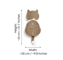 Wagging Cat Tail Clock - Always Whiskered