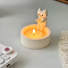 Warm Paws Tealight Candle Holder - Always Whiskered