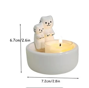 Warm Paws Tealight Candle Holder - Always Whiskered