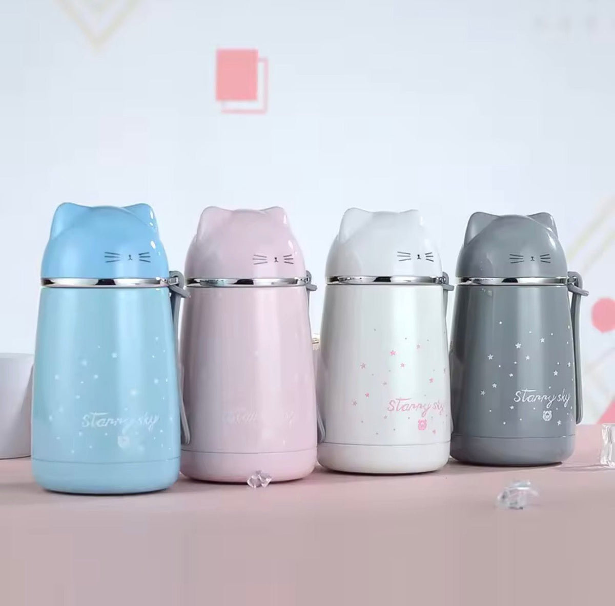 Whiskered Thermal Flask - Always Whiskered