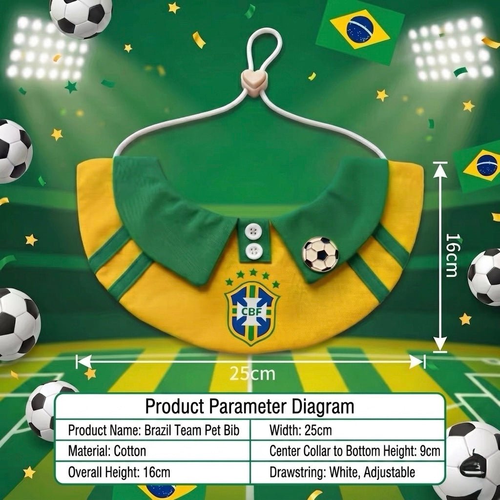 World Football Pet Bib - Always Whiskered