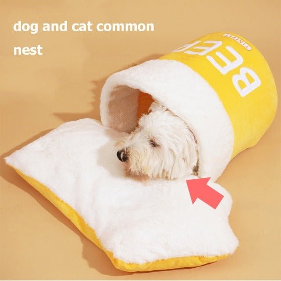 Beer Mug Pet Bed - Always Whiskered