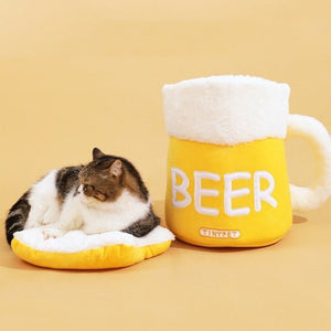 Beer Mug Pet Bed - Always Whiskered