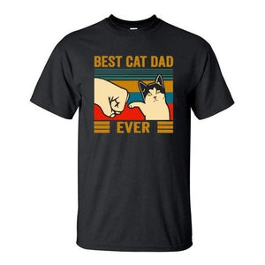 Best Cat Dad Ever Tee - Always Whiskered