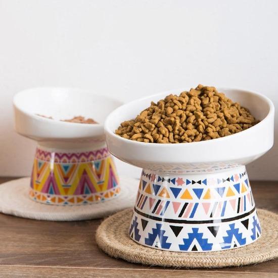 Bohemian Pet Bowl - Always Whiskered
