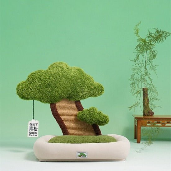 Bonsai Garden Cat Scratcher Bed - Always Whiskered
