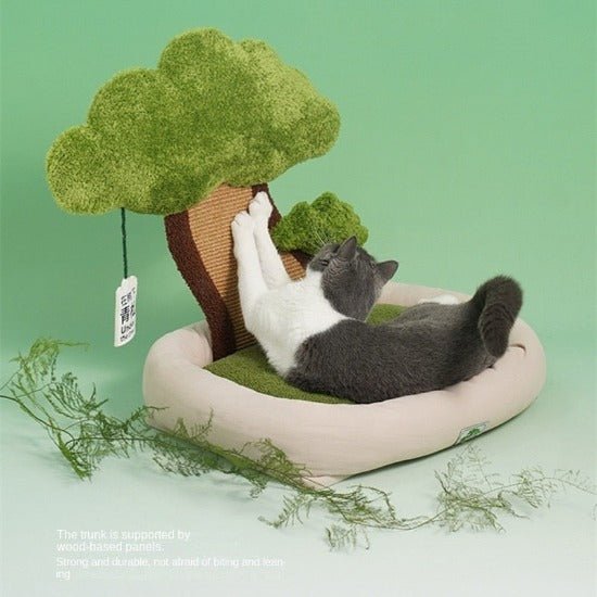 Bonsai Garden Cat Scratcher Bed - Always Whiskered