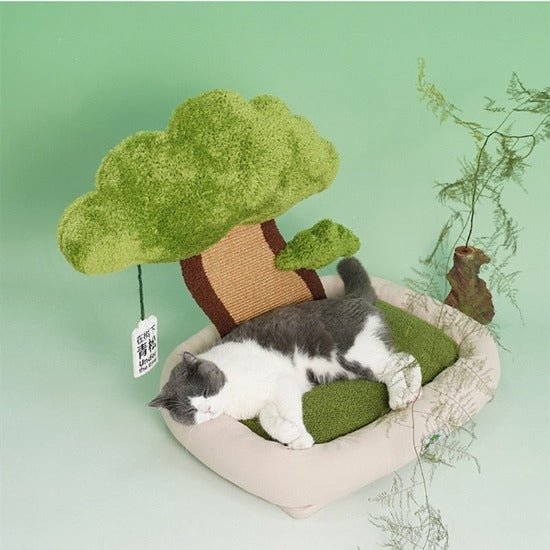 Bonsai Garden Cat Scratcher Bed - Always Whiskered