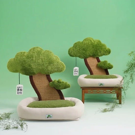 bonsai tree chair Bonsai Garden Cat Scratcher Bed – Always Whiskered