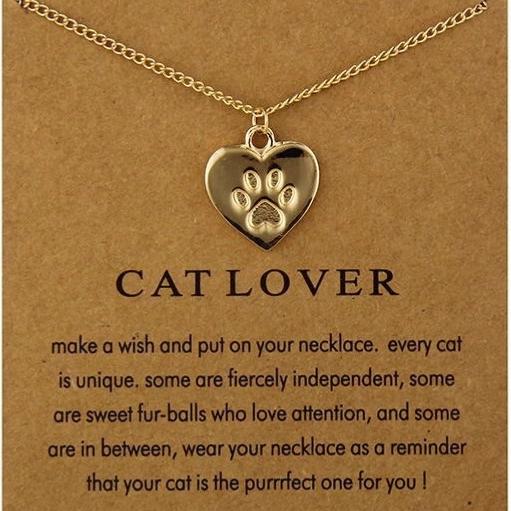 Cat Lover Necklace - Always Whiskered