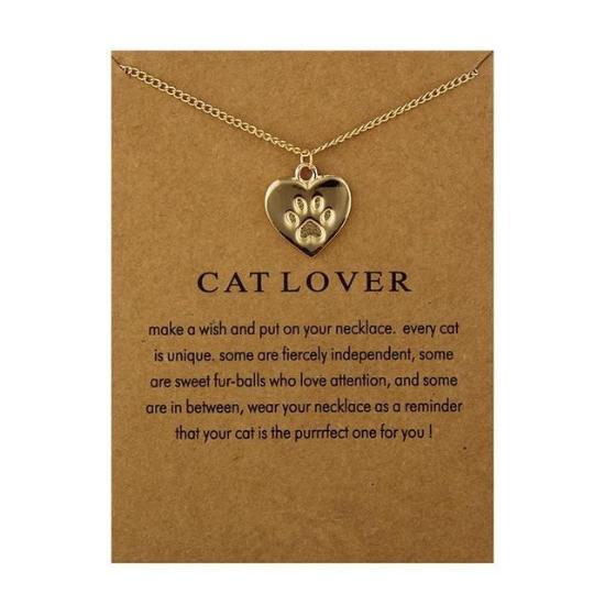 Cat Lover Necklace - Always Whiskered