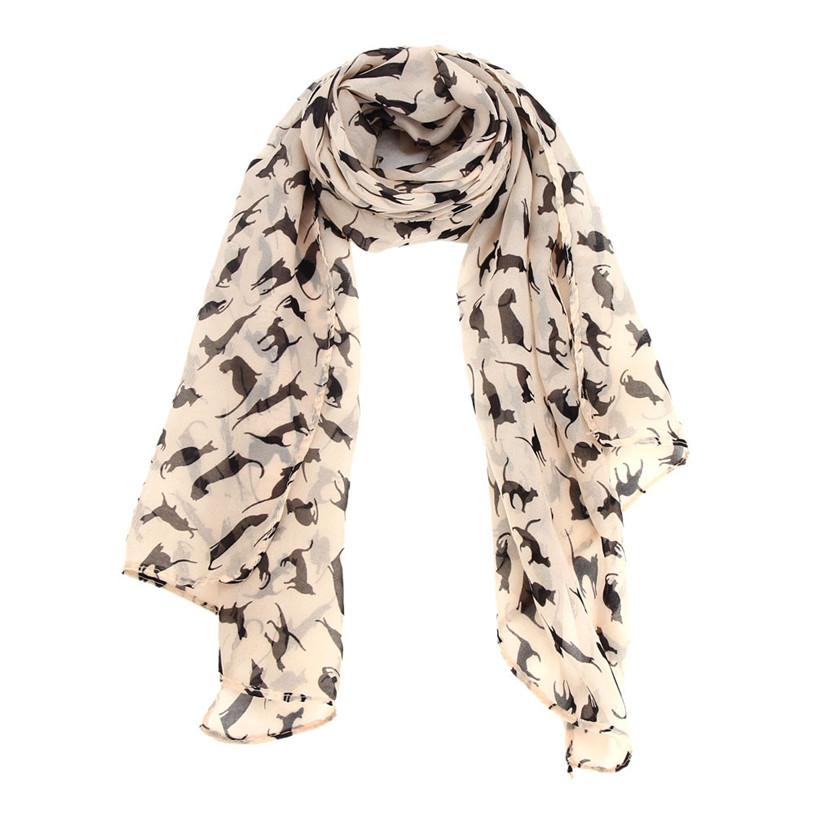 Cat-tastic Women's Chiffon Scarf - Always Whiskered