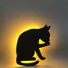 Cat Wall Night Light - Always Whiskered