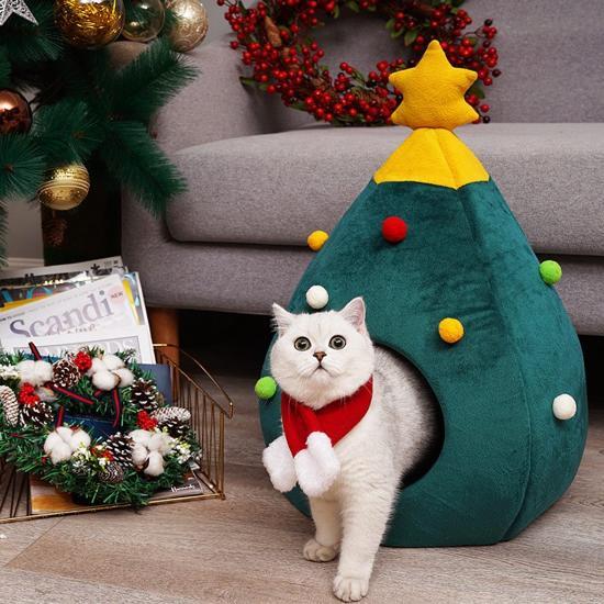 Catmas Tree Bed - Always Whiskered