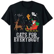 Cats for Everybody Christmas Tee - Always Whiskered