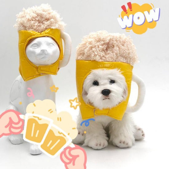 Cheers! Beer Mug Pet Hat - Always Whiskered