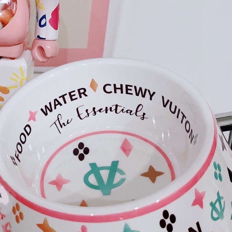Chewy Vuiton Bowl & Mat - Always Whiskered