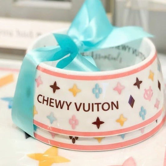 Chewy Vuiton Bowl & Mat - Always Whiskered