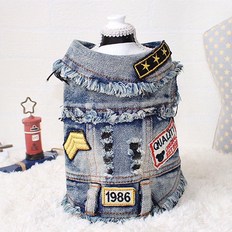 Cool Dude Pet Denim Vest - Always Whiskered