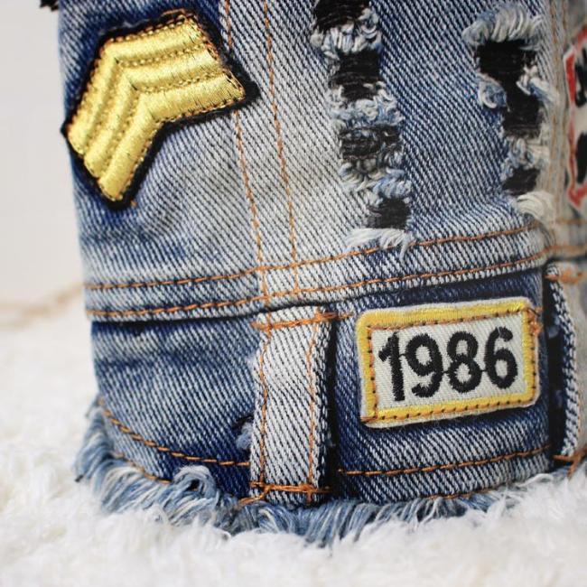 Cool Dude Pet Denim Vest - Always Whiskered