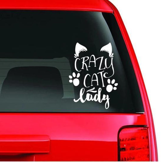 Crazy Cat Lady Decals - Always Whiskered