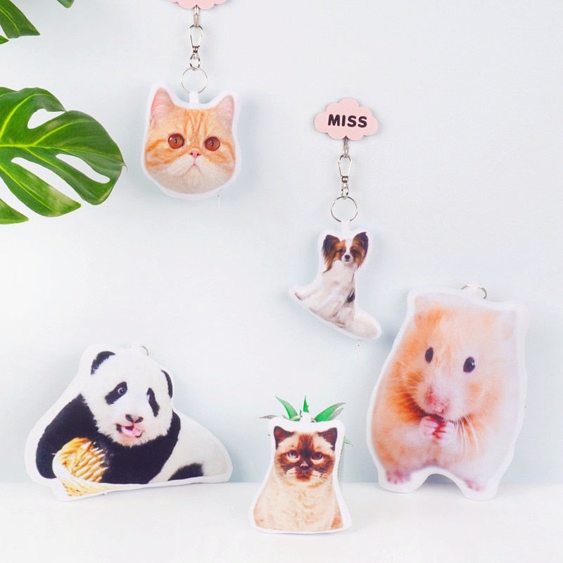 Custom Cushy Keychain - Always Whiskered